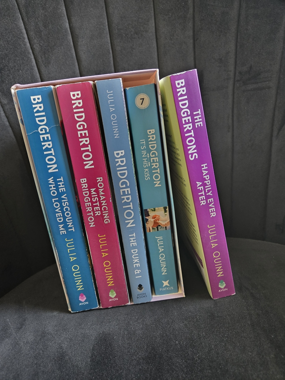 Bridgerton Paperback Book Set - Colorful Collection